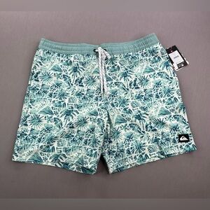 QUIKSILVER MENS TREASURE VOLLEY LINED SWIM SHORTS